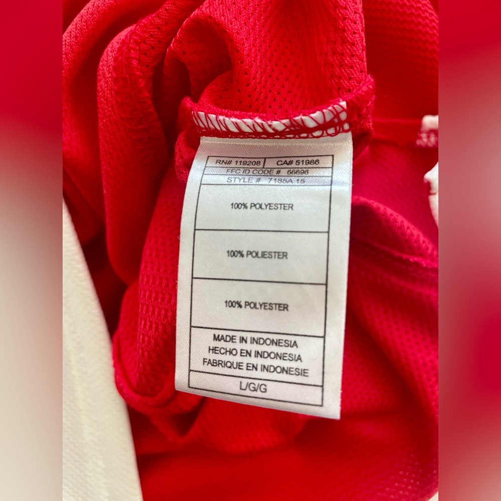Reebok Redwings NHL jersey NEW with tags Sz. Large - Picture 9 of 10